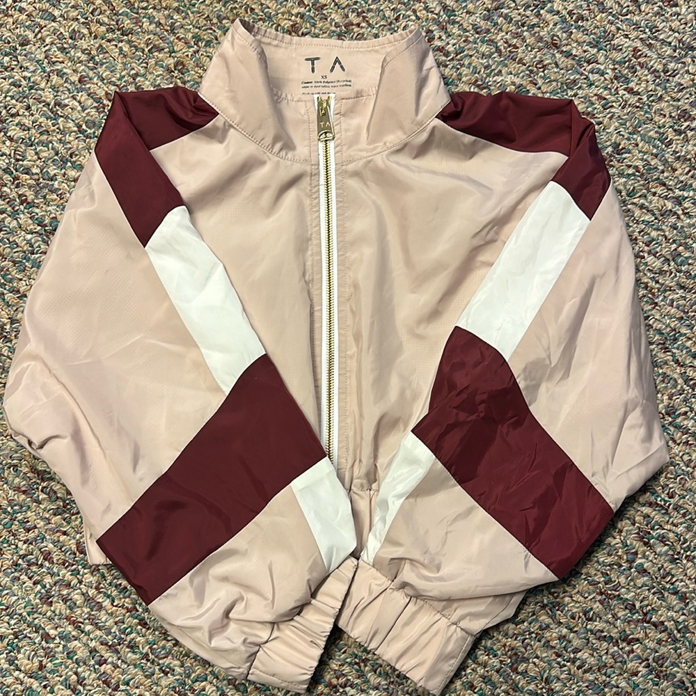 NWT Set of Micro Crop Color Blocked TA Track Jacket + Pants - Picture 3 of 3